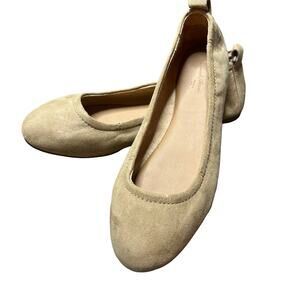 UNIVERSAL THREAD Danielle Scrunch Ballet Flats Beige